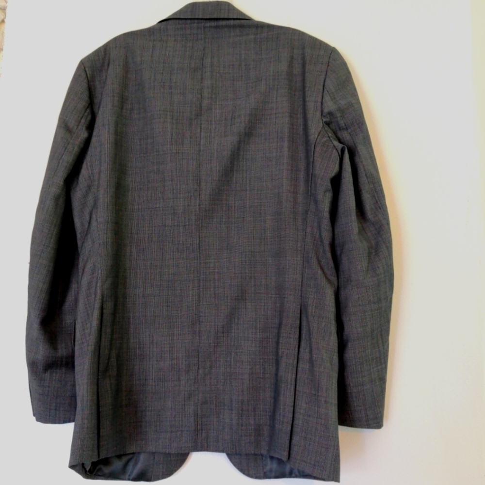 Le Chateau Segal Collection Suit Jacket Mens 38 Grey Made In Italy NWT 100% Wool - Picture 4 of 9